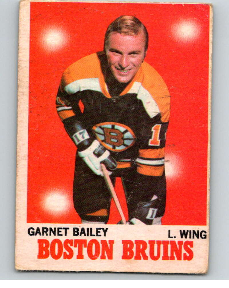 1970-71 O-Pee-Chee #10 Ace Bailey RC Rookie Boston Bruins V68856 Image 1