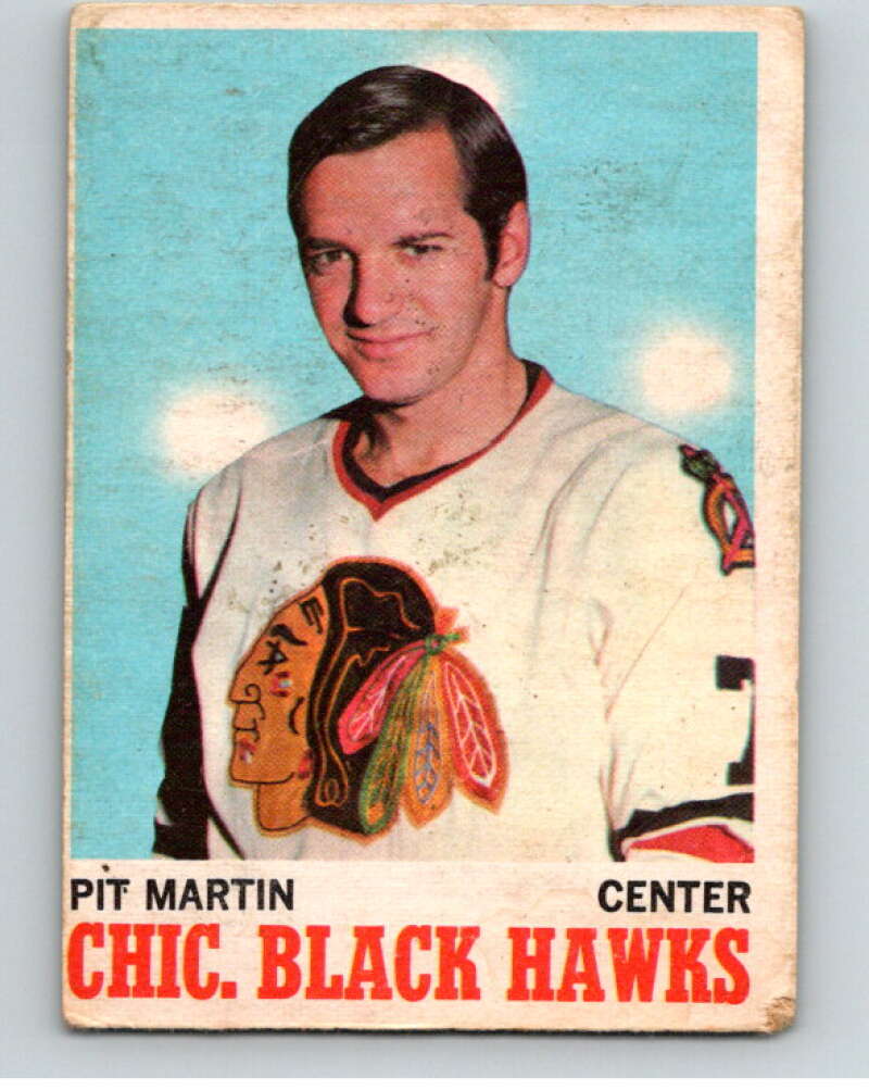 1970-71 O-Pee-Chee #18 Pit Martin Chicago Blackhawks V68860 Image 1