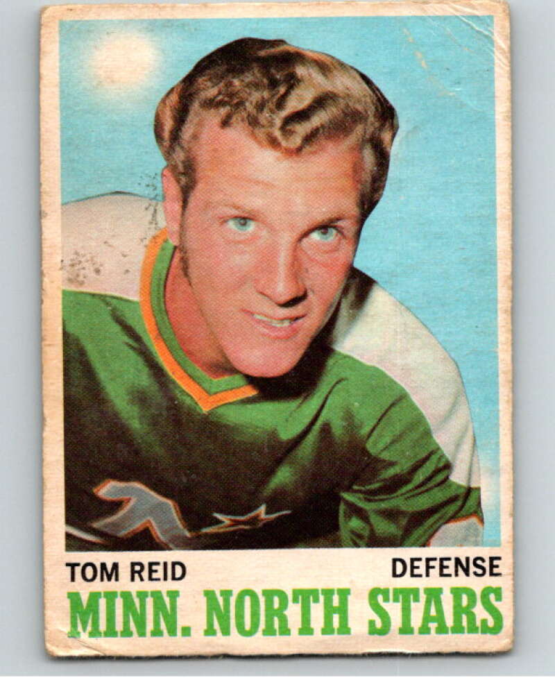 1970-71 O-Pee-Chee #43 Tom Reid RC Rookie Minnesota North Stars V68872 Image 1