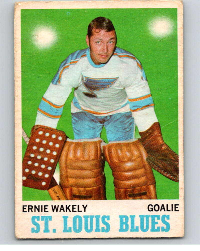 1970-71 O-Pee-Chee #97 Ernie Wakely RC Rookie St. Louis Blues V68890 Image 1