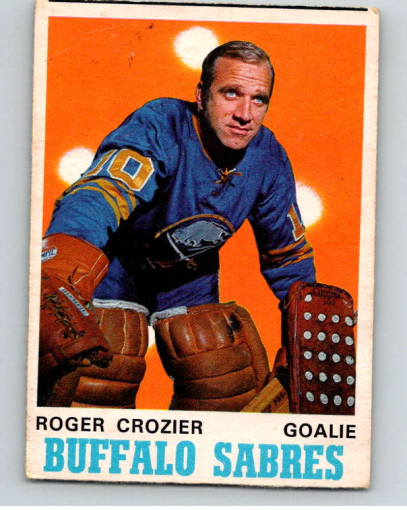 1970-71 O-Pee-Chee #145 Roger Crozier Buffalo Sabres V68911 Image 1