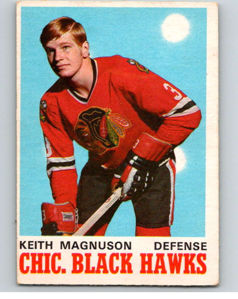 1970-71 O-Pee-Chee #151 Keith Magnuson RC Rookie Chicago Blackhawks V68915 Image 1