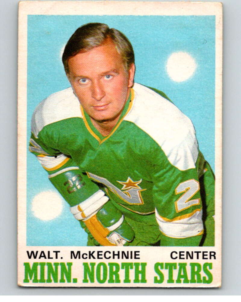 1970-71 O-Pee-Chee #172 Walt McKechnie RC Rookie Minnesota North Stars V68928 Image 1