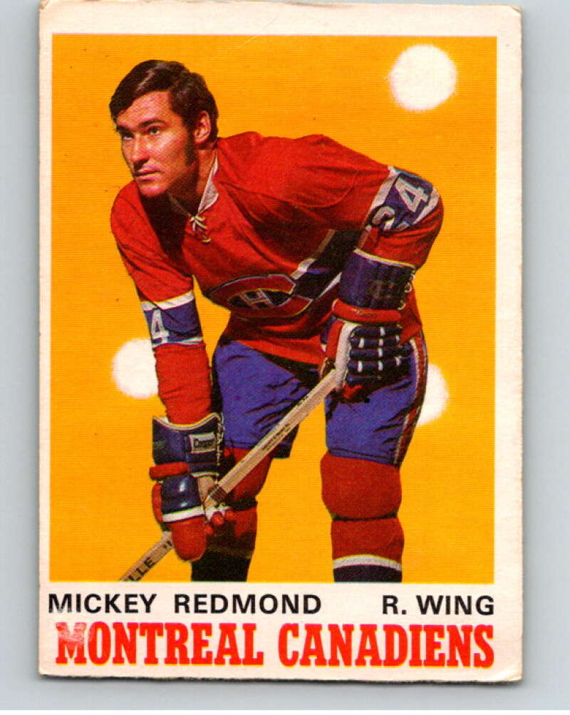 1970-71 O-Pee-Chee #175 Mickey Redmond Montreal Canadiens V68931 Image 1