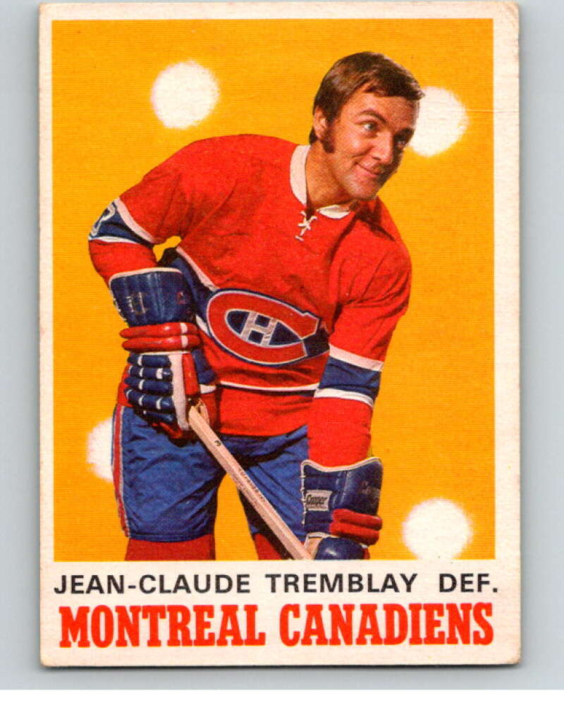 1970-71 O-Pee-Chee #178 J.C. Tremblay Montreal Canadiens V68933 Image 1