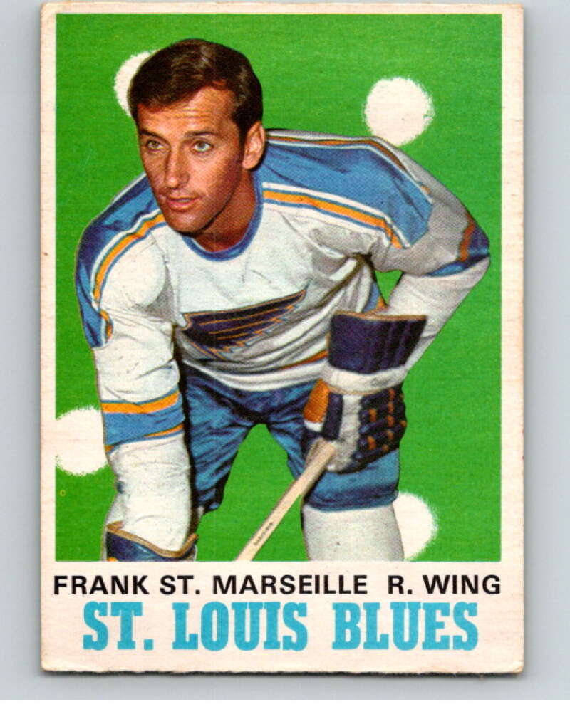 1970-71 O-Pee-Chee #214 Frank St. Marseille St. Louis Blues V68946 Image 1