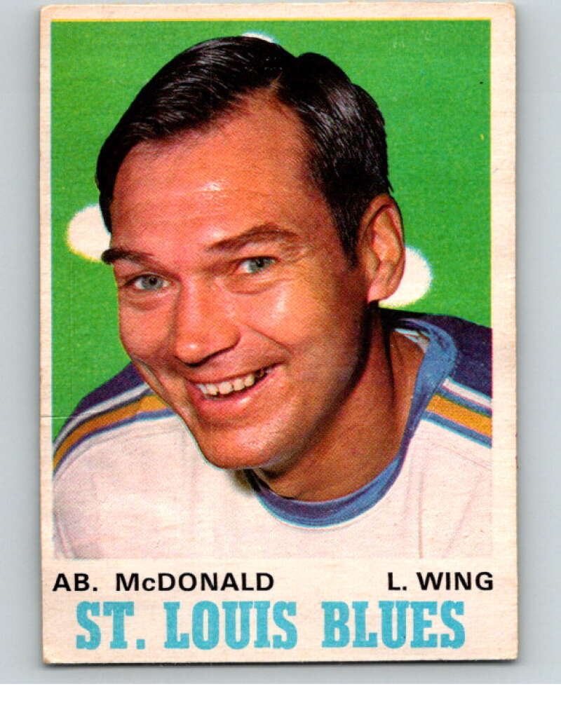 1970-71 O-Pee-Chee #215 Ab McDonald St. Louis Blues V68947 Image 1
