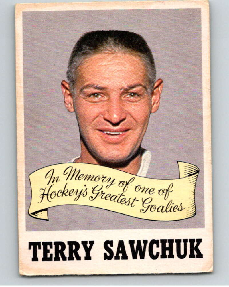 1970-71 O-Pee-Chee #231 Terry Sawchuk Detroit Red Wings V68960 Image 1