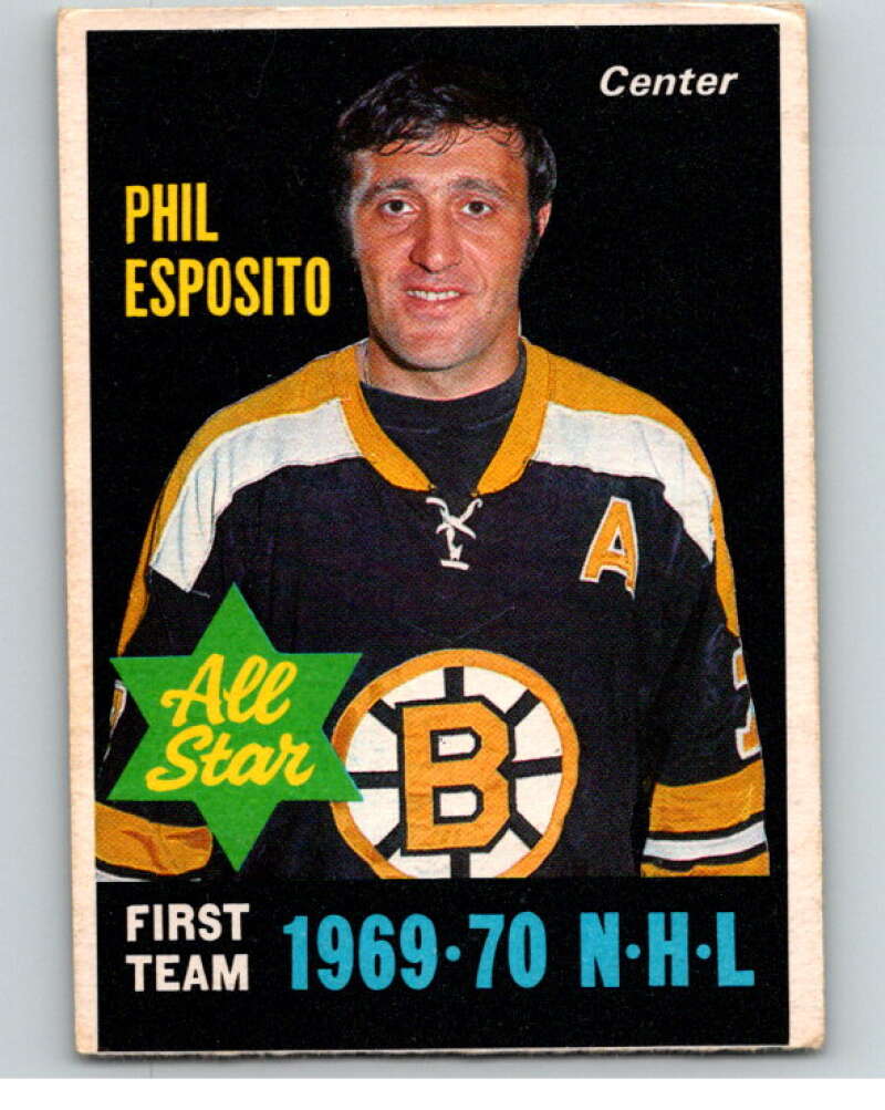 1970-71 O-Pee-Chee #237 Phil Esposito AS Boston Bruins V68962 Image 1