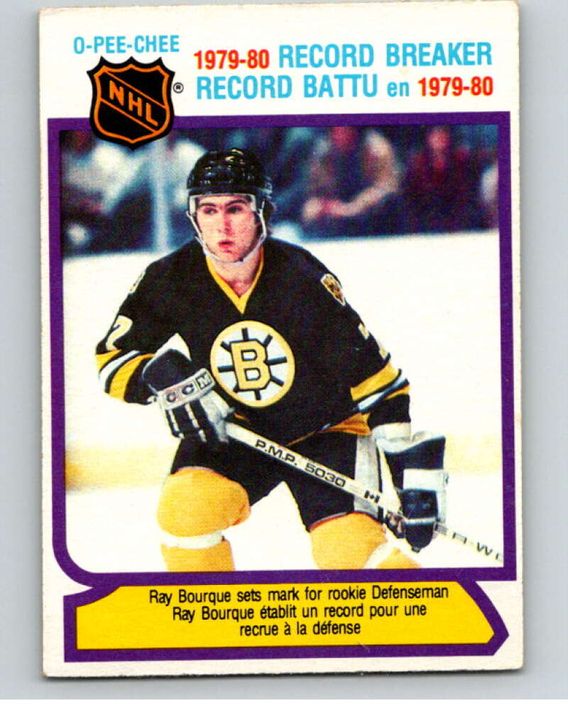 1980-81 O-Pee-Chee #2 Ray Bourque RB Boston Bruins V68981 Image 1