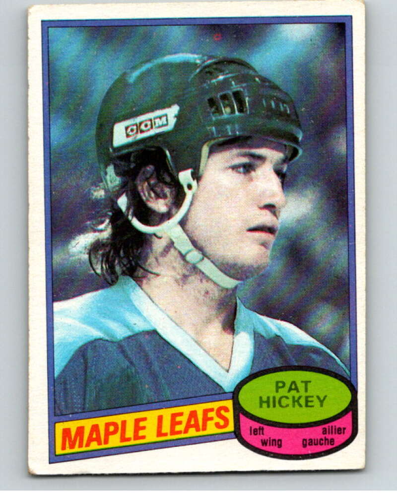 1980-81 O-Pee-Chee #28 Pat Hickey Toronto Maple Leafs V68982 Image 1