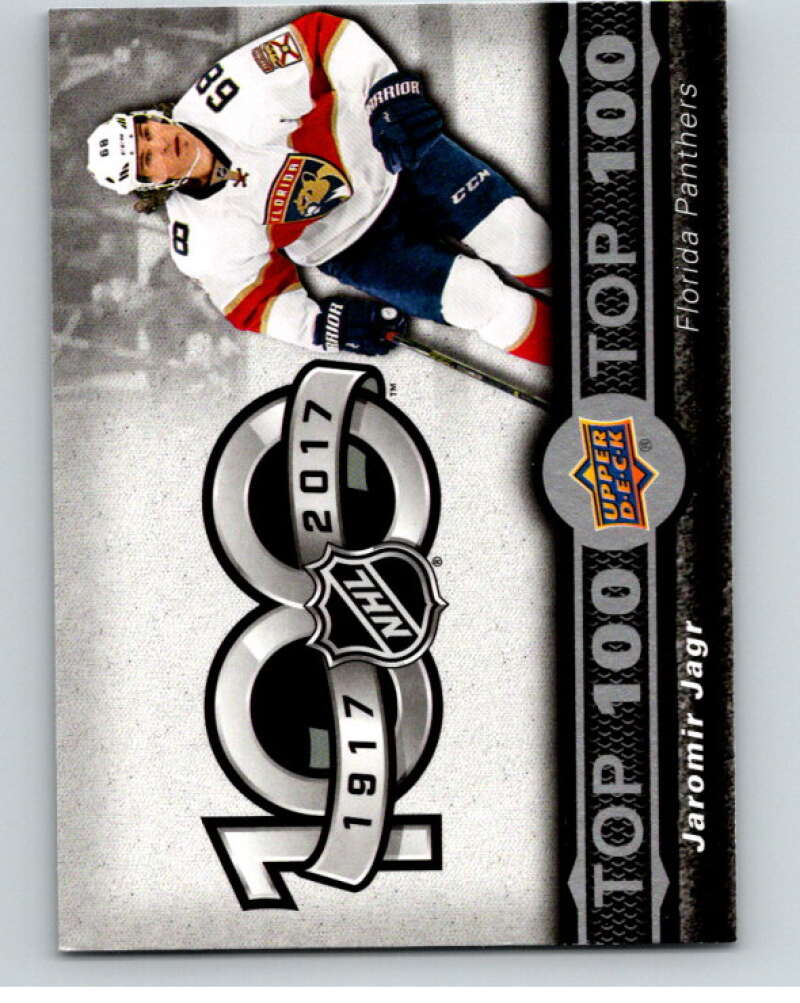 2017-18 Upper Deck Tim Hortons Top 100 #TOP-5 Jaromir Jagr V68991 Image 1