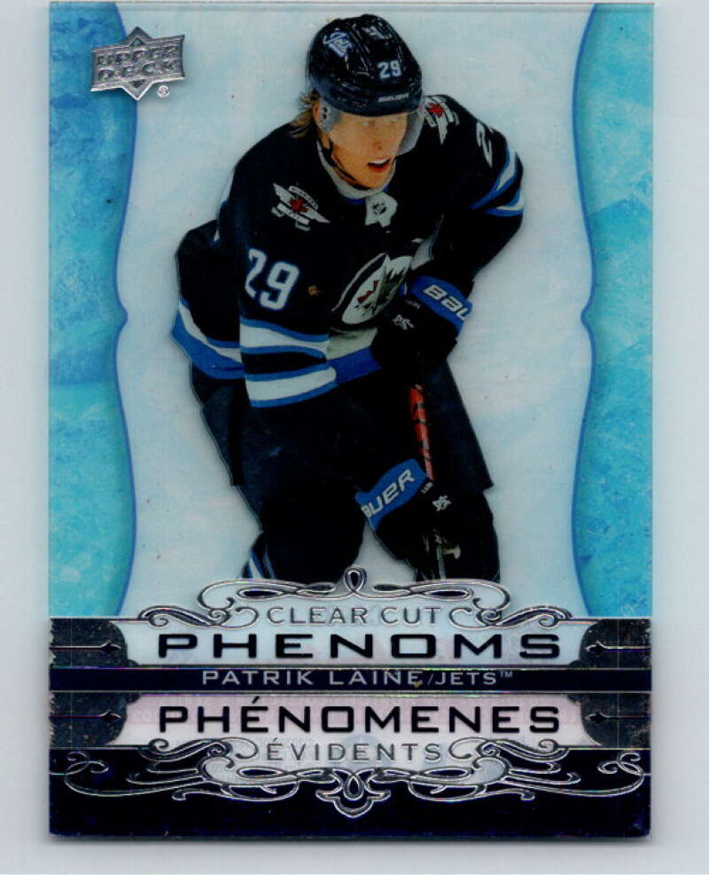 2017-18 Upper Deck Tim Hortons Clear Cut Phenoms Patrik Laine V68992 Image 1