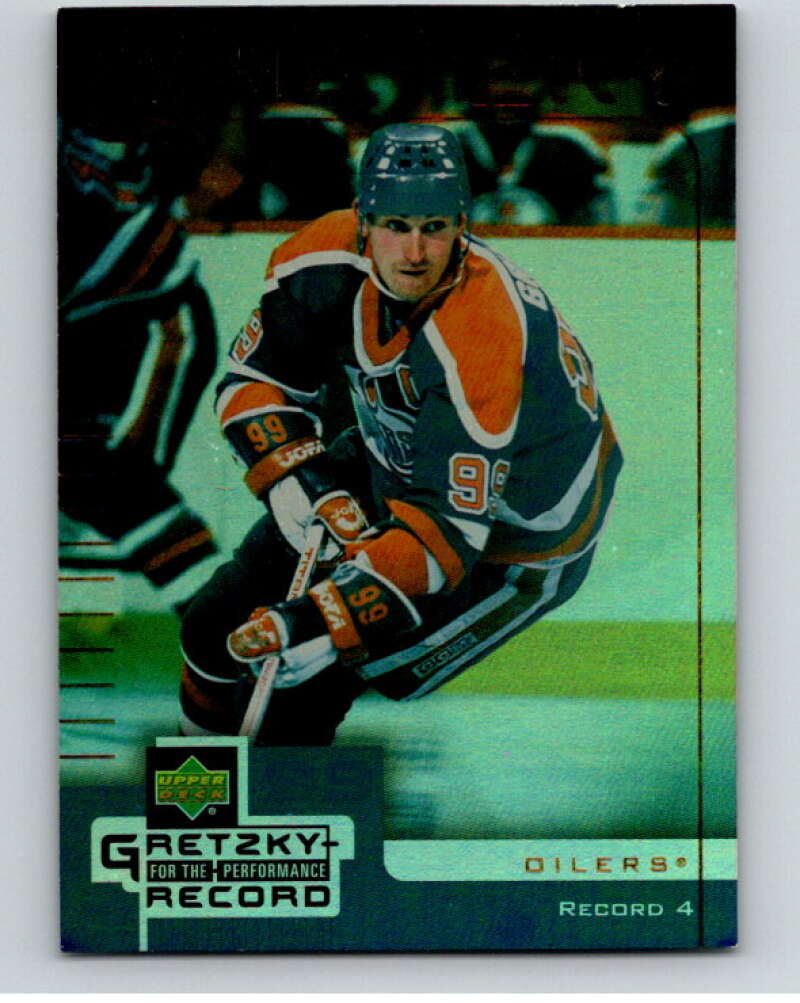1999-00 Upper Deck McDonald's Gretzky Performance #4 Wayne Gretzky V69007 Image 1