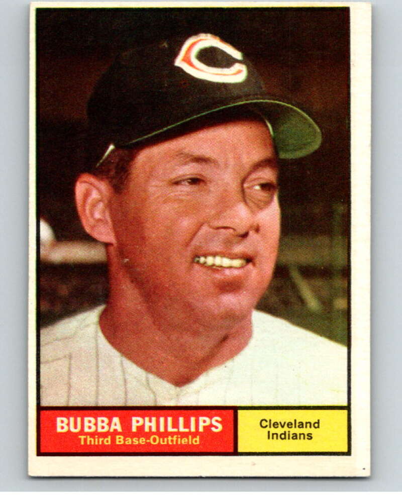 1961 Topps #101 Bubba Phillips Cleveland Indians V69031 Image 1