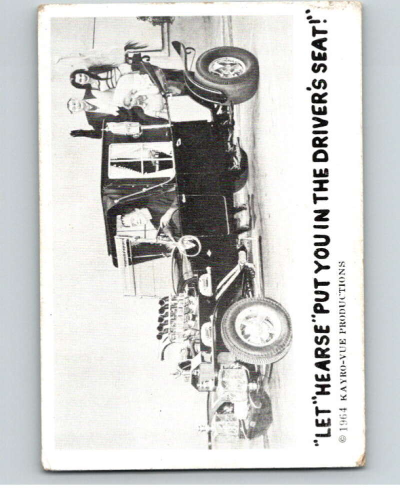 1964 Leaf Munsters #1 Let Hearse V69049 Image 1