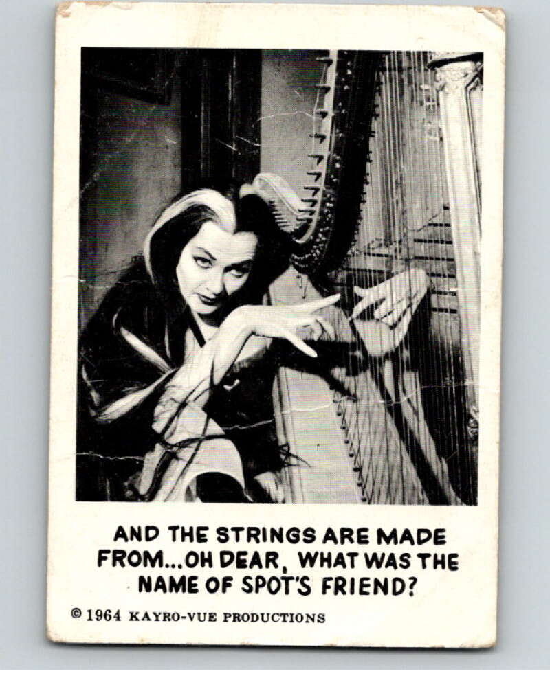 1964 Leaf Munsters #22 And the strings are made from V69055 Image 1