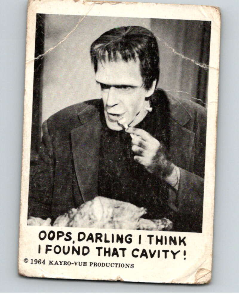 1964 Leaf Munsters #51 Oops Darling V69062 Image 1