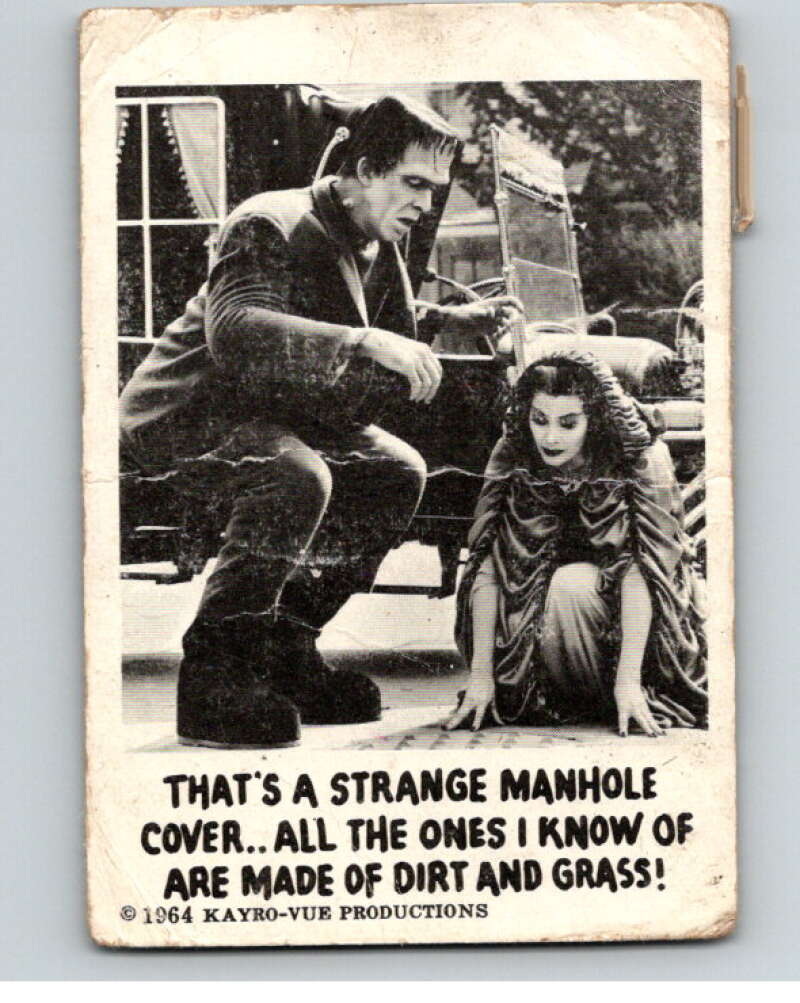 1964 Leaf Munsters #69 That's a strange manhole cover V69071 Image 1