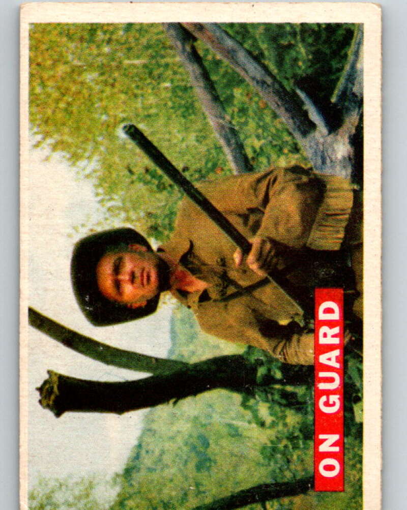 1956 Topps Davy Crockett Orange Back #26 On Guard V69093 Image 1