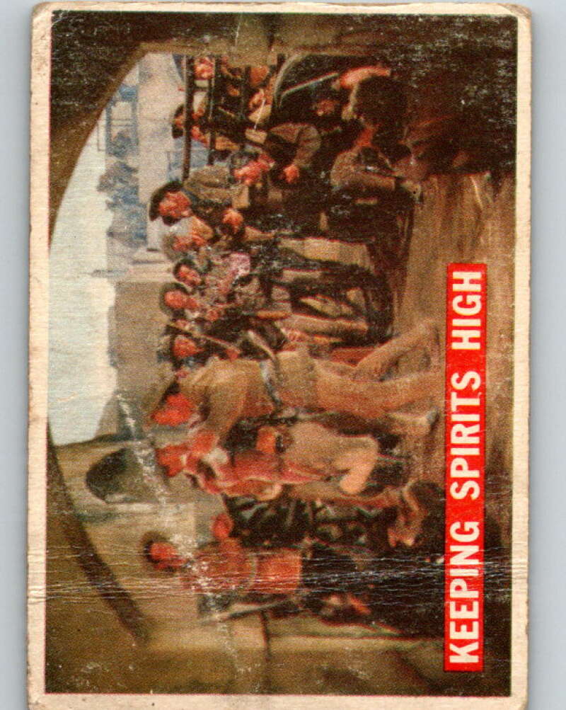 1956 Topps Davy Crockett Orange Back #63 Keeping Spirits High V69096 Image 1