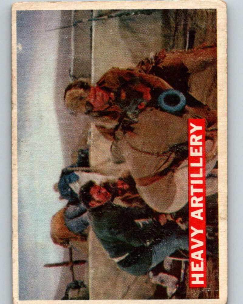 1956 Topps Davy Crockett Orange Back #68 Heavy Artillery V69097 Image 1