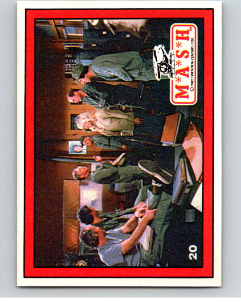 1982 Donruss Mash #20 A meeting in Potter's office V69153 Image 1