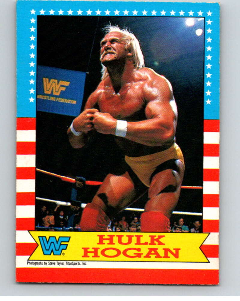 1987 O-Pee-Chee WWF #3 Hulk Hogan V69376 Image 1