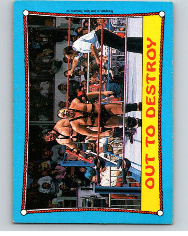 1987 O-Pee-Chee WWF #40 Demolition V69489 Image 1