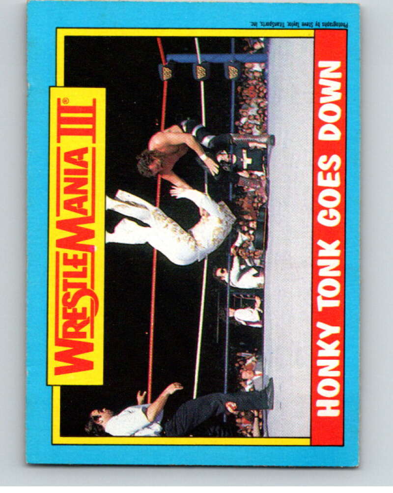 1987 O-Pee-Chee WWF #52 Jake Roberts/Honky Tonk Man V69596 Image 1