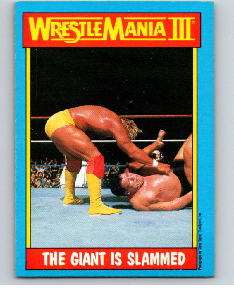 1987 O-Pee-Chee WWF #54 Hulk Hogan/Andre the Giant V69213 Image 1