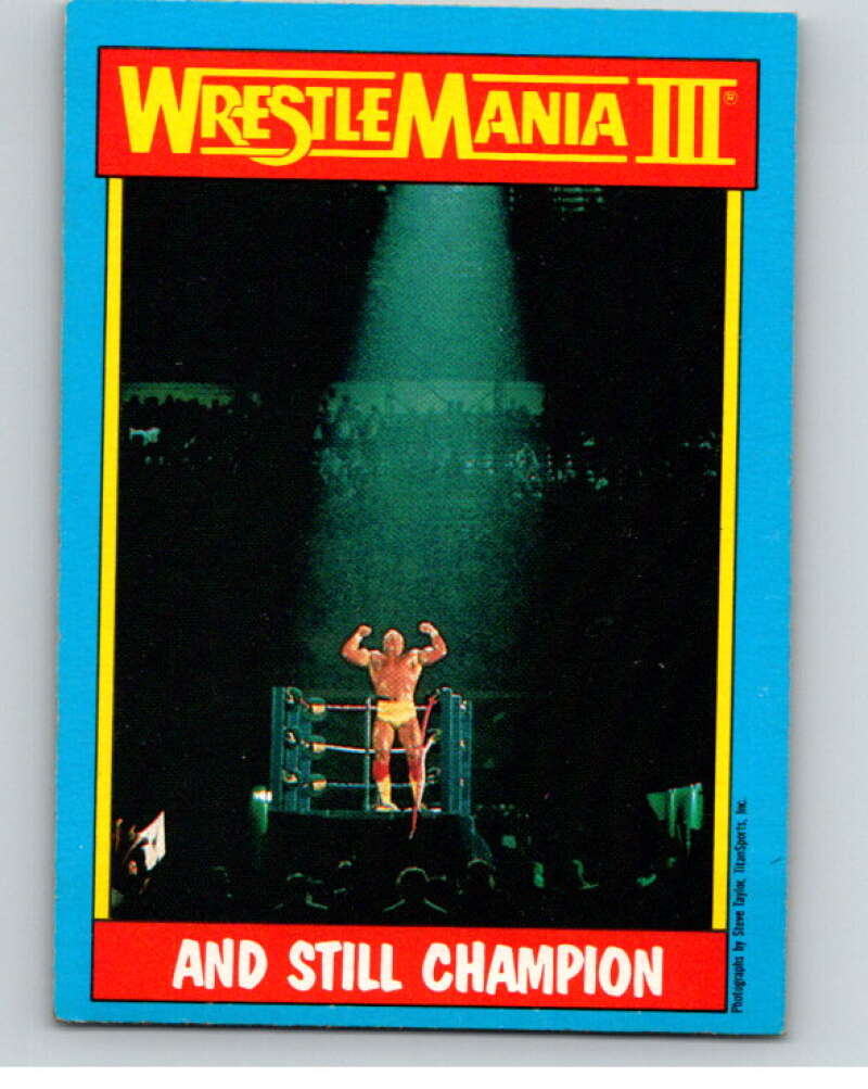 1987 O-Pee-Chee WWF #56 Hulk Hogan V69228 Image 1