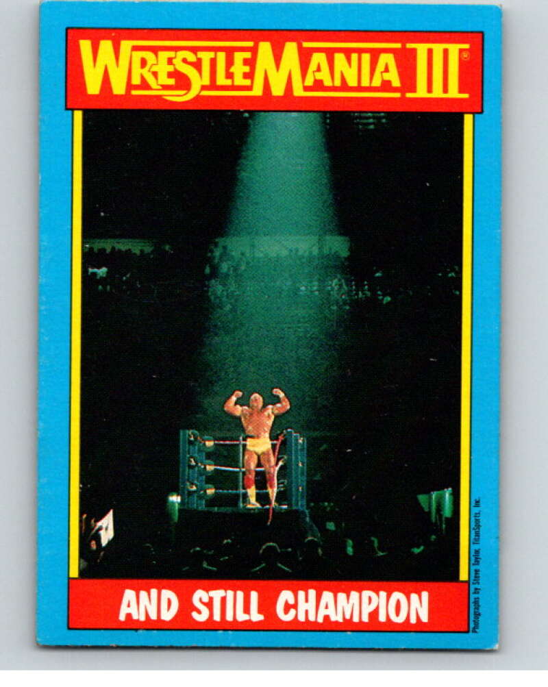 1987 O-Pee-Chee WWF #56 Hulk Hogan V69233 Image 1