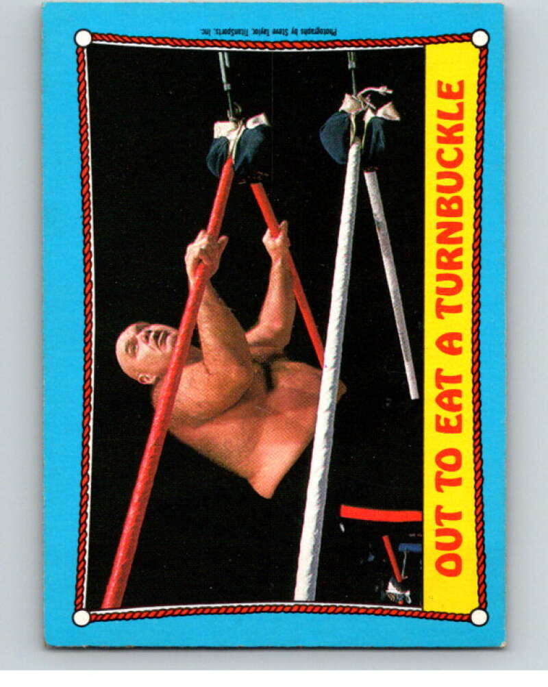 1987 O-Pee-Chee WWF #66 George The Animal Steele V69294 Image 1