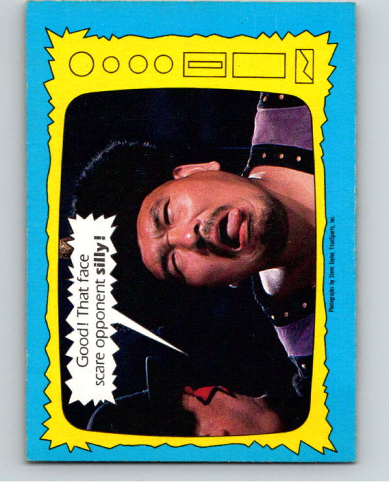 1987 O-Pee-Chee WWF #75 Killer Khan V69646 Image 1