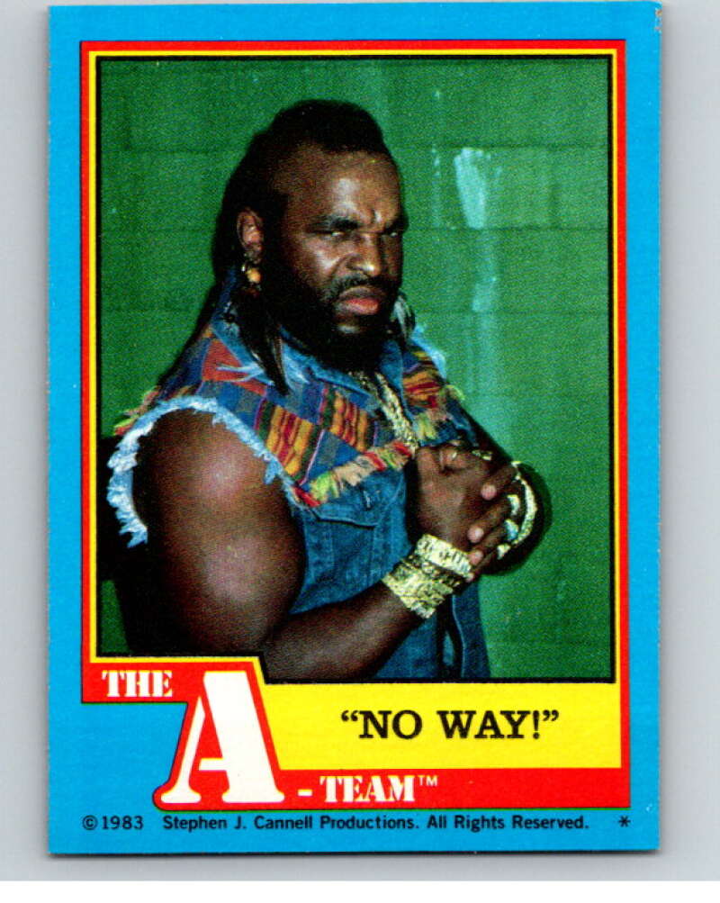 1983 Topps A-Team #8 No Way V69761 Image 1