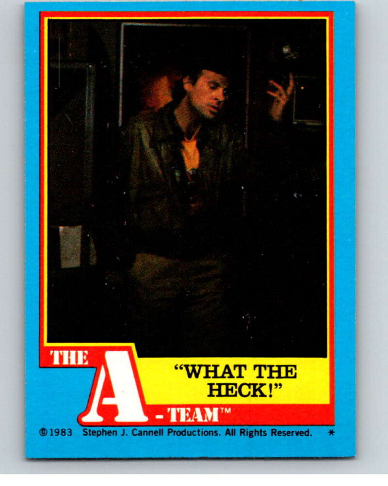 1983 Topps A-Team #18 What the Heck V69772 Image 1