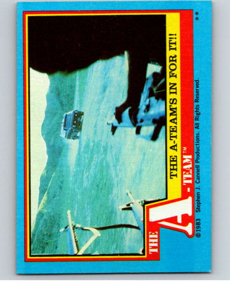 1983 Topps A-Team #30 The A-Team's In for It V69782 Image 1