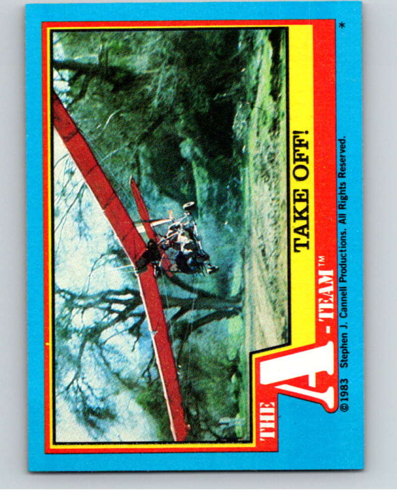 1983 Topps A-Team #42 Take Off V69792 Image 1