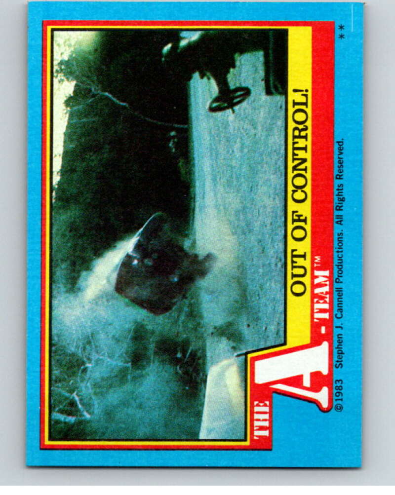 1983 Topps A-Team #52 Out of Control V69799 Image 1