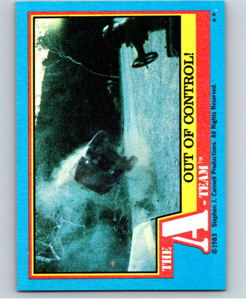 1983 Topps A-Team #52 Out of Control V69800 Image 1