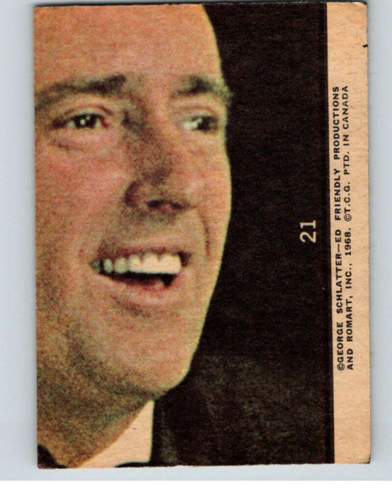 1968 Topps Rowan and Martin's Laugh-In #21 I predict.. V69860 Image 2