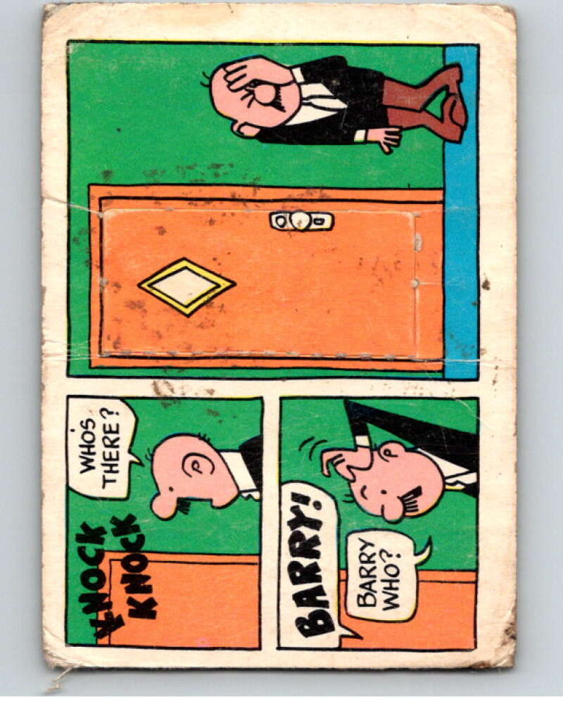 1968 Topps Laugh-In Punch Outs #40 Barry V69888 Image 1