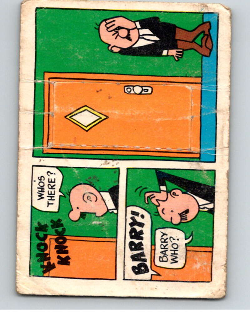 1968 Topps Laugh-In Punch Outs #40 Barry V69890 Image 1