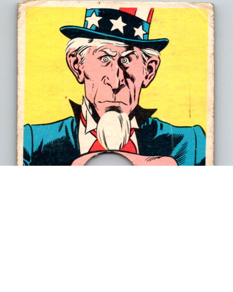 1968 Topps Laugh-In Punch Outs #60 Uncle Sam V69897 Image 1