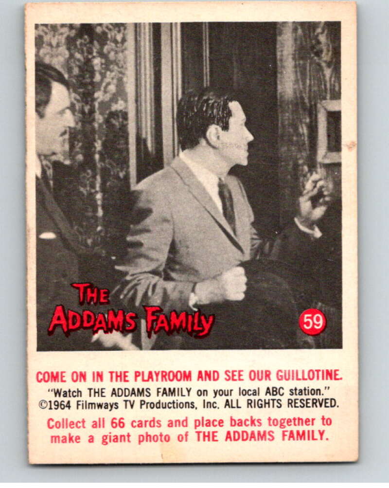 1964 Donruss The Addams Family #59 Come on in the Playroom.. V69938 Image 1