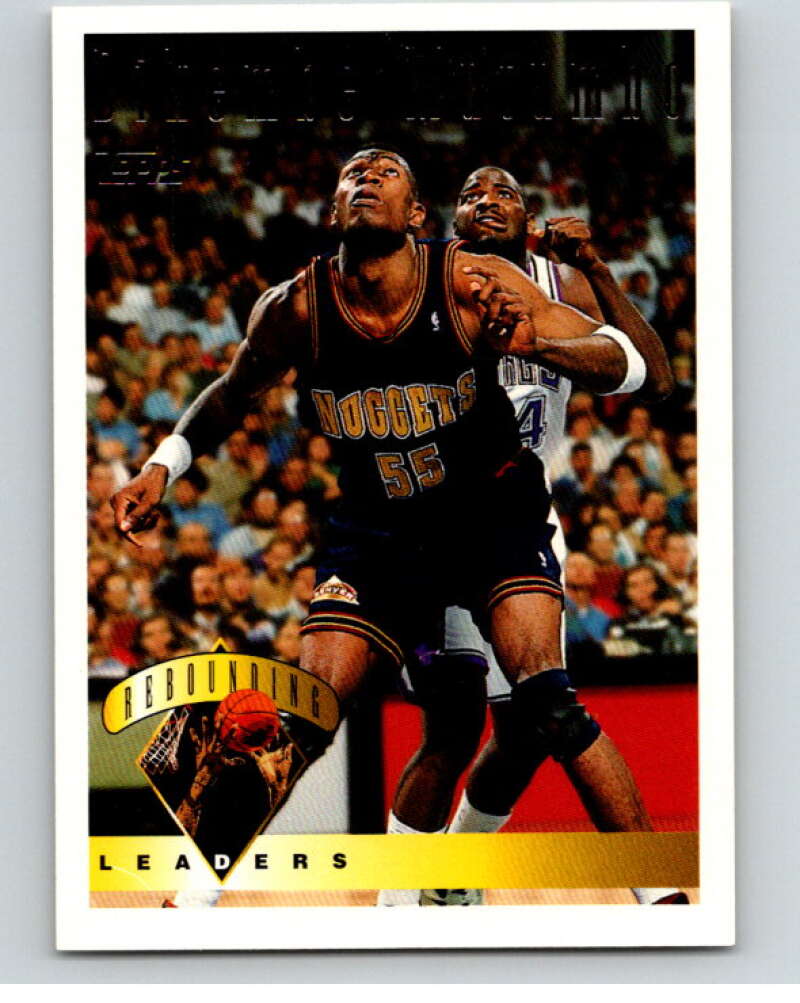 1995-96 Topps NBA #12 Dikembe Mutombo LL Denver Nuggets V69979 Image 1