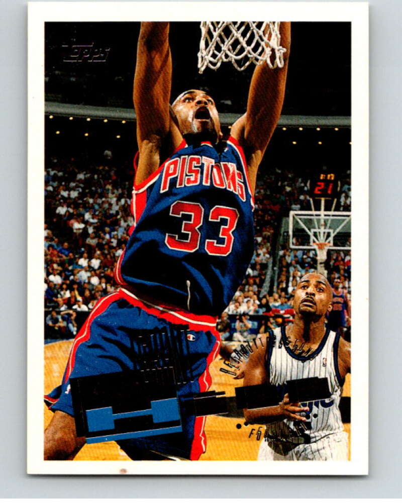 1995-96 Topps NBA #33 Grant Hill Detroit Pistons V70021 Image 1