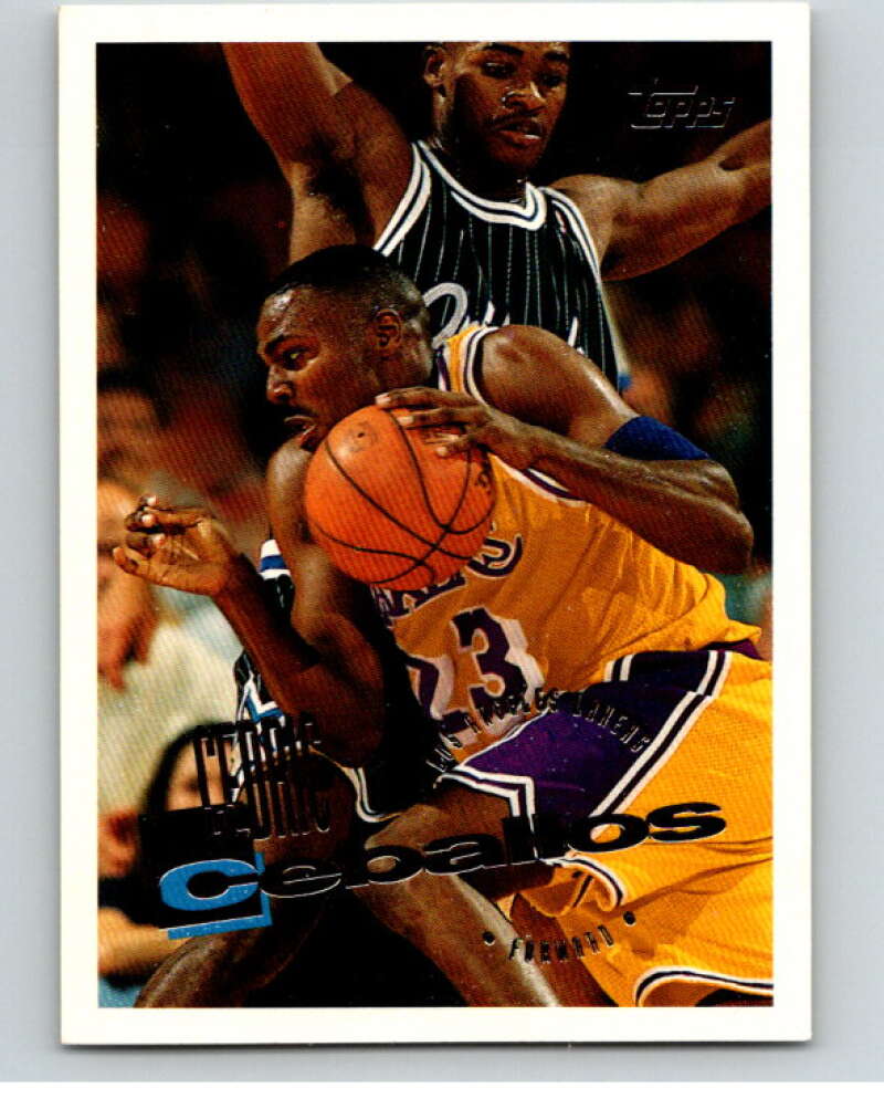 1995-96 Topps NBA #35 Cedric Ceballos Los Angeles Lakers V70026 Image 1