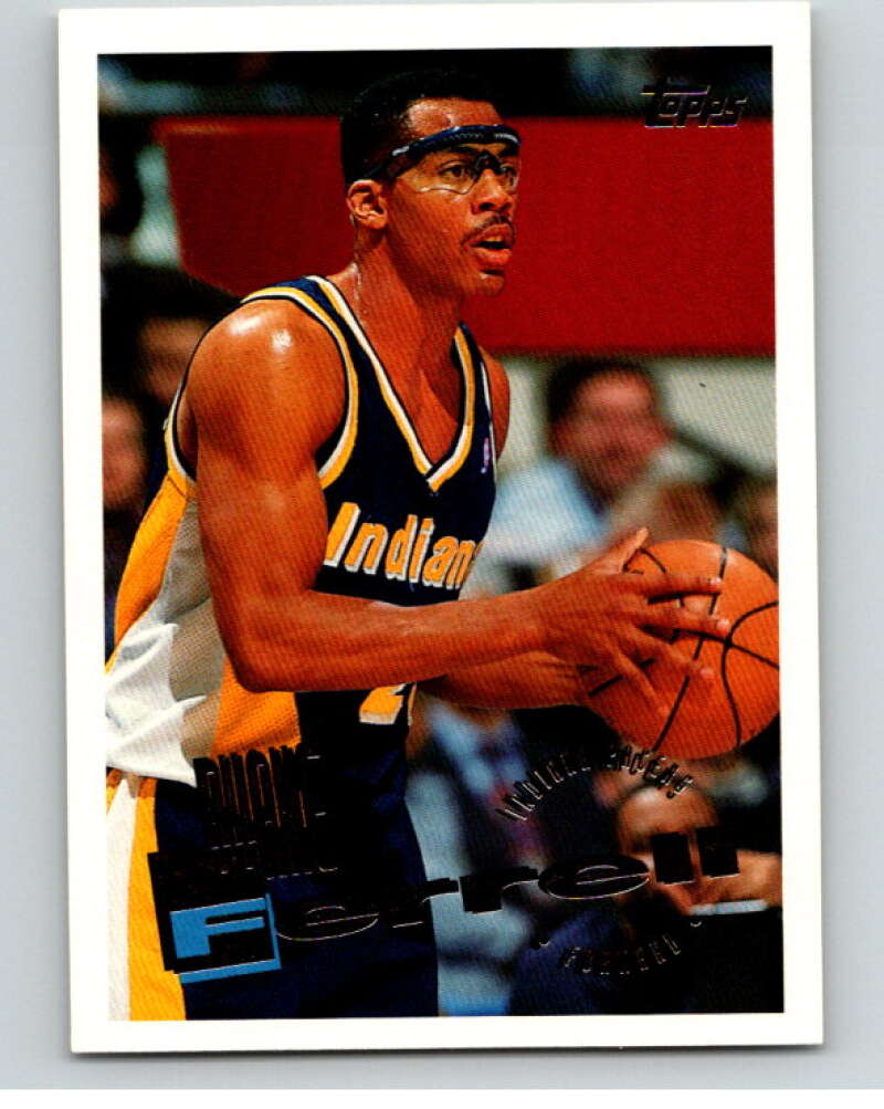 1995-96 Topps NBA #61 Duane Ferrell Indiana Pacers V70065 Image 1